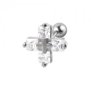 Piercing Microbell Reto Modelo 27 Aço 316L